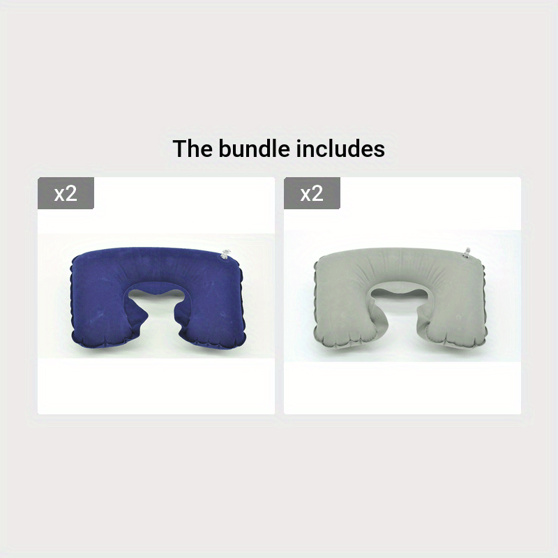 Portable Inflatable U Shaped Neck Pillow for Travel