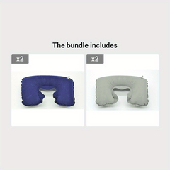 Portable Inflatable U Shaped Neck Pillow for Travel