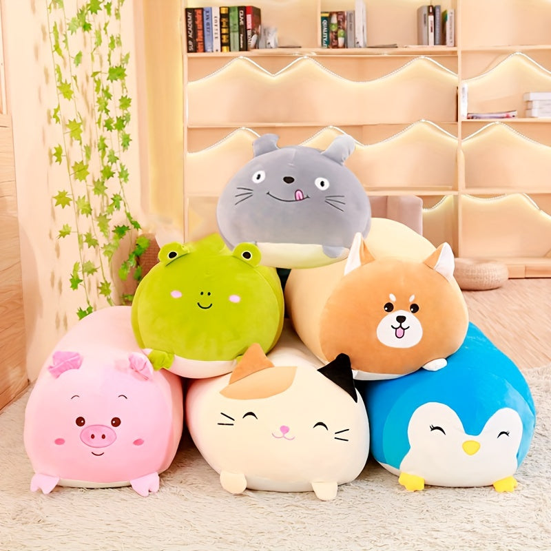 Cartoon Animals Throw Pillows Plush Toy Soft Animals Doll Toy