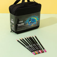120 Professional Colored Pencils Set in Case for Sketching Drawing Art