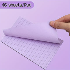 Large Sticky Notes 4x6 IN, Bright Pastel Colors, 46 Sheets x 9 Pack