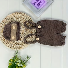 Newborn Boys Crochet Outfit for Photo Shoots