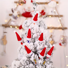 50pcs/100pcs Mini Christmas Hat Red Festive Home Decoration