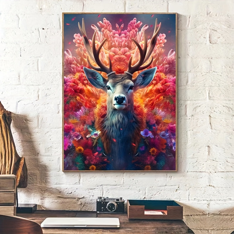 Deer Diamond Painting Kit - Full Drill Crystal Rhinestone Embroidery Art