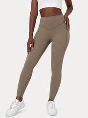  Sports Leggings - Pipping Waist High Stretch