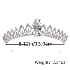 Rhinestone Crystal Tiara Crown Headband Women Birthday Pageant Wedding Prom