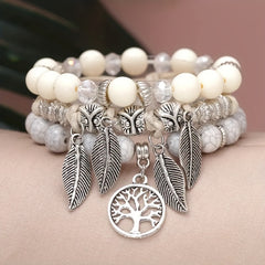 Bohemian Style Owl Beaded Bracelet For Party