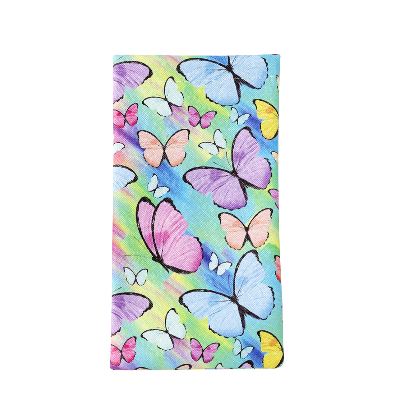 Colorful Butterfly Print Glasses Bag for Women