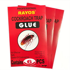 6pcs Cockroach Sticker Trap Sticky Cockroach Board Indoor And Outdoor Insect Tra