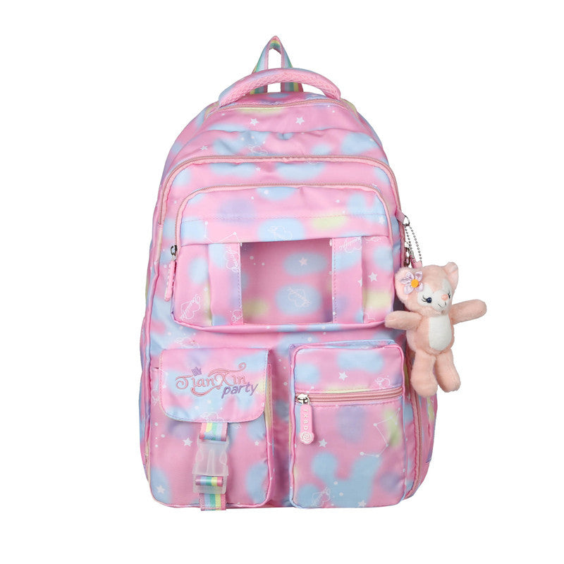 Spine Protection Schoolbag Boys Girls Backpack Large Capacity
