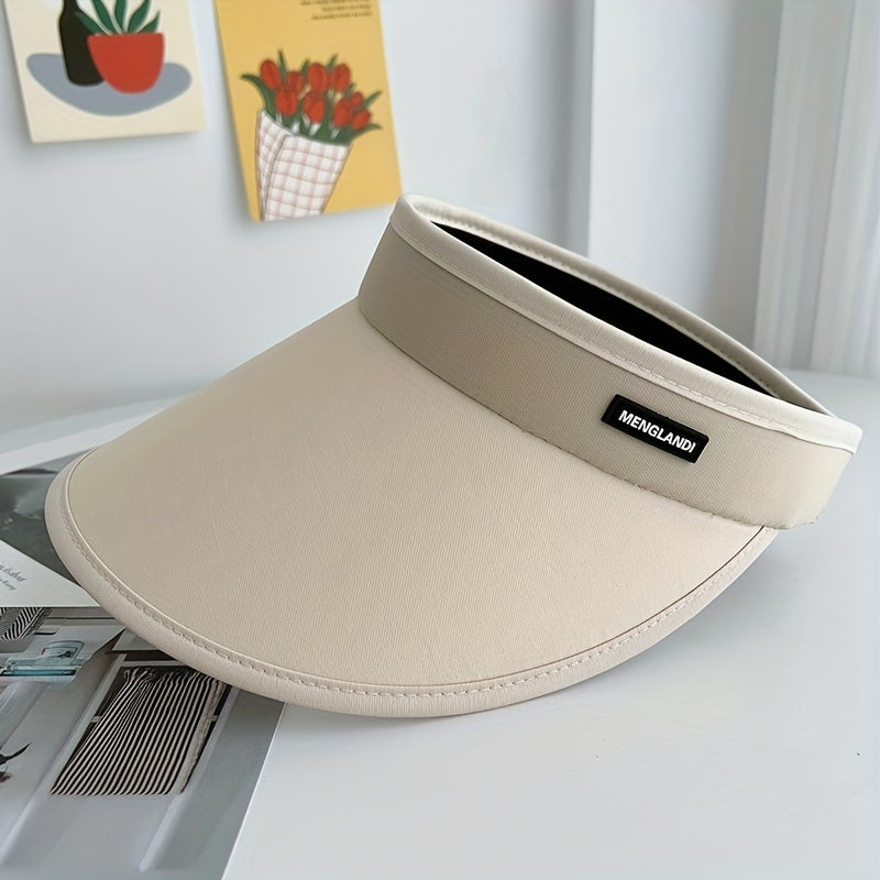 Candy Elastic Visor Hat Sunscreen Travel Beach Hats