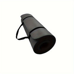 10mm Non-slip Yoga Mat Soft Solid Fitness Mat With Strap 72in 24in 0 4in