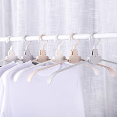 3pcs Non Slip Folding Hangers Travel Cloth Hanger Clothespin Towel Sock Organize