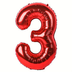 1pc Red Foil Number Balloons 40 Happy Birthday Party Decoration Accessory
