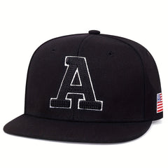 Men's A Letter Baseball Cap Unisex Adjustable Dad Hat Snapback Gift