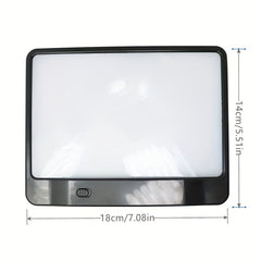 Portable LED Reading Magnifying Glass 3X Handheld