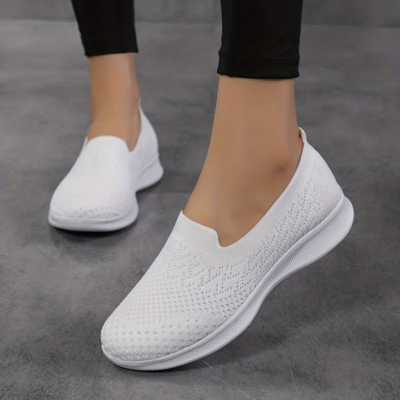 Women's Breathable Slip On Walking Shoes Casual Sneakers