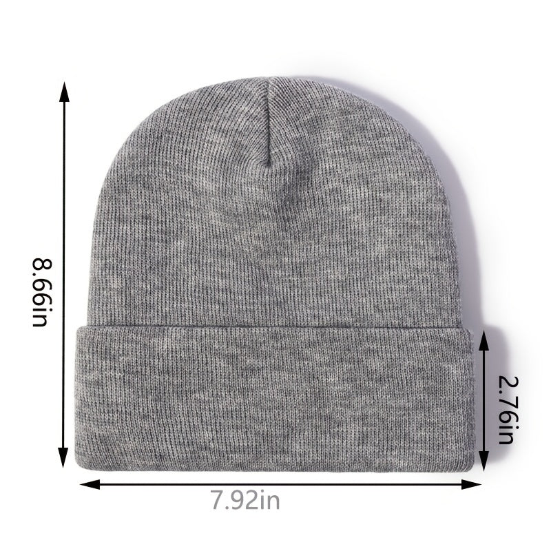 Double Layer Knitted Hat for Cycling Windproof Unisex