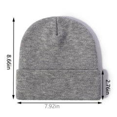 Double Layer Knitted Hat for Cycling Windproof Unisex