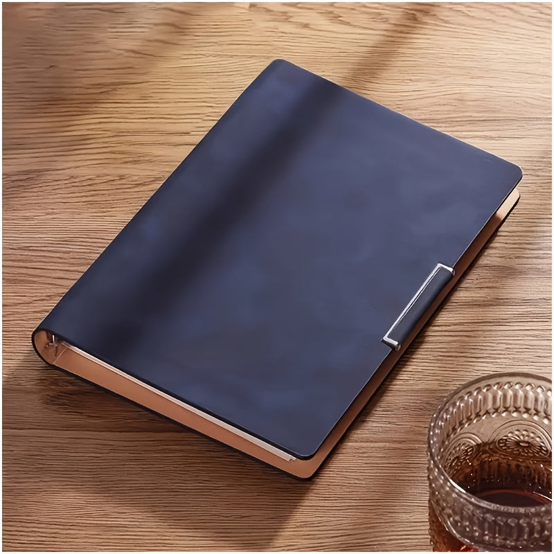 Personalized Faux Leather A6 Binder Notebook Set