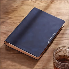 Personalized Faux Leather A6 Binder Notebook Set