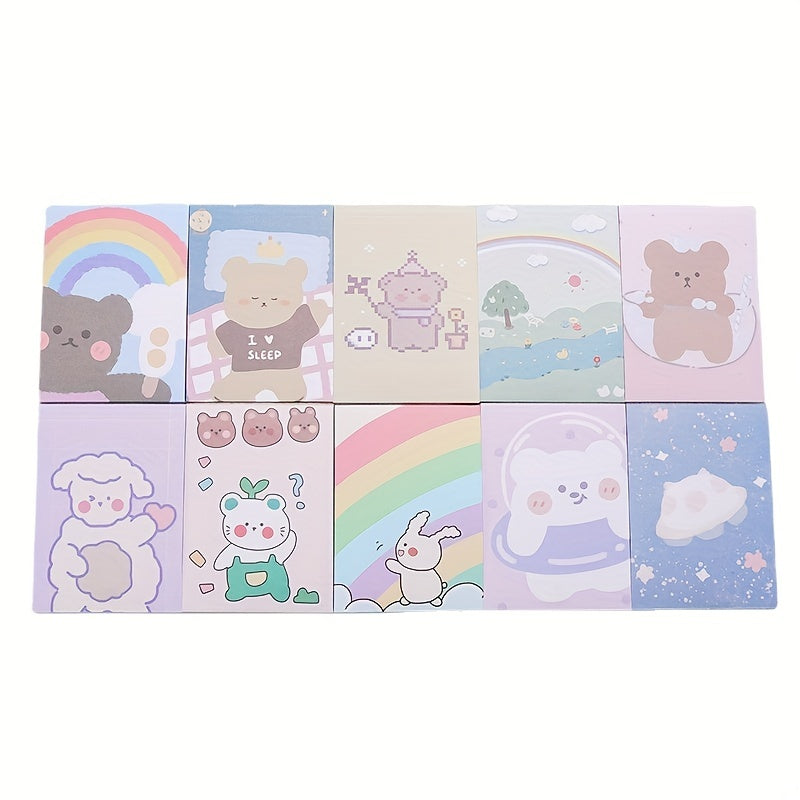 Mini Sticky Note Memo Pad 30 Sheets Student Small Notebook
