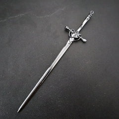 Vintage Alloy Hairpin Sword Shape Hair Stick Ponytail Holder Hair Accessories