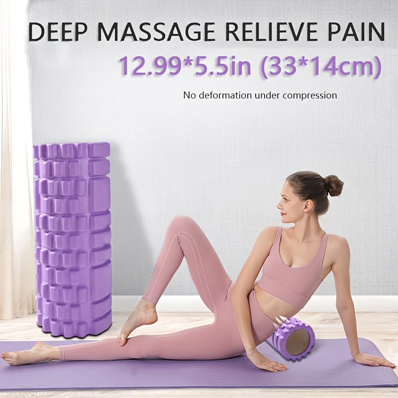 Yoga Foam Roller for Deep Tissue Massage and Muscle Recovery