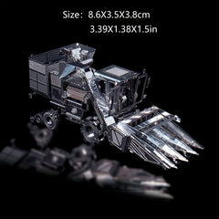 Metal Glue 3D Puzzle Tractor Corn Wheat Sugarcane Harvester Model