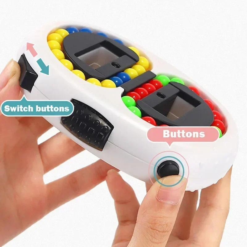 Rotating Beans Cube Fidget Toy for Stress Relief