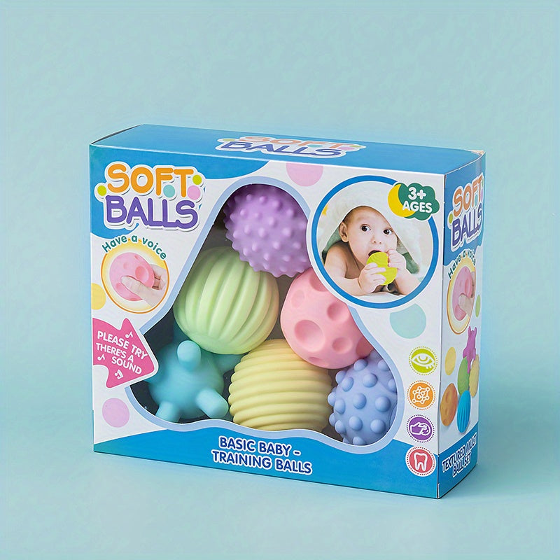 Baby Grasping Ball Toy for Tactile Perception & Massage Development