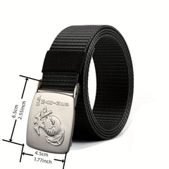Men's Tactical Nylon Belt Auto Buckle Quick Dry Military Style Belt