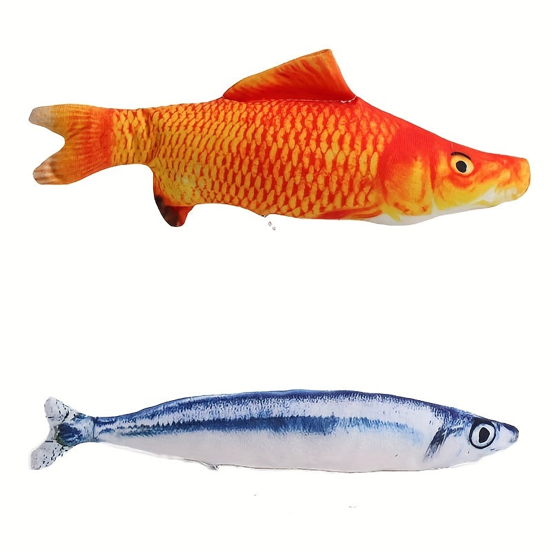 1pc Fish Cat Toys Interactive Kitten Chew Toys Pet Supplies