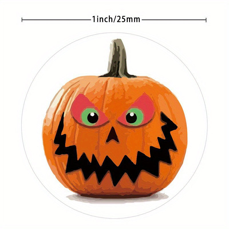 500pcs Happy Halloween Animal Decorative Stickers Box Seal Sticker