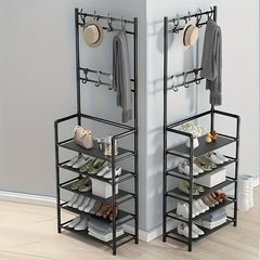 Coat Rack Shoe Storage Bench Organize Clothes Hats Shoes