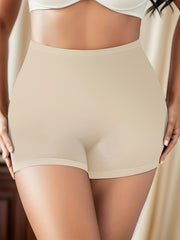 3 Pack Plus Size Seamless Tummy Control Boy Shorts Set