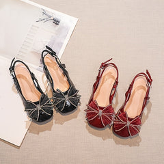 Girls' Bowknot Sandals Lightweight Anti Slip Summer Shoes