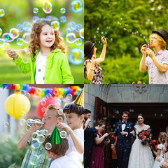 48Pcs Heart Bubble Wands Party Favors for Weddings and Anniversaries