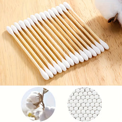 100/300 Cotton Swabs Cleaning Supplies for Camping & Daily Use