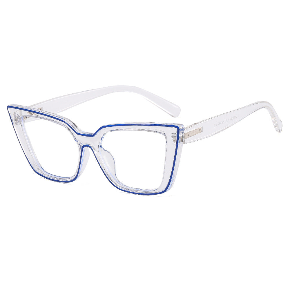 Clear Lens Cat Eye Eyeglasses Transparent Frame Vintage Glasses