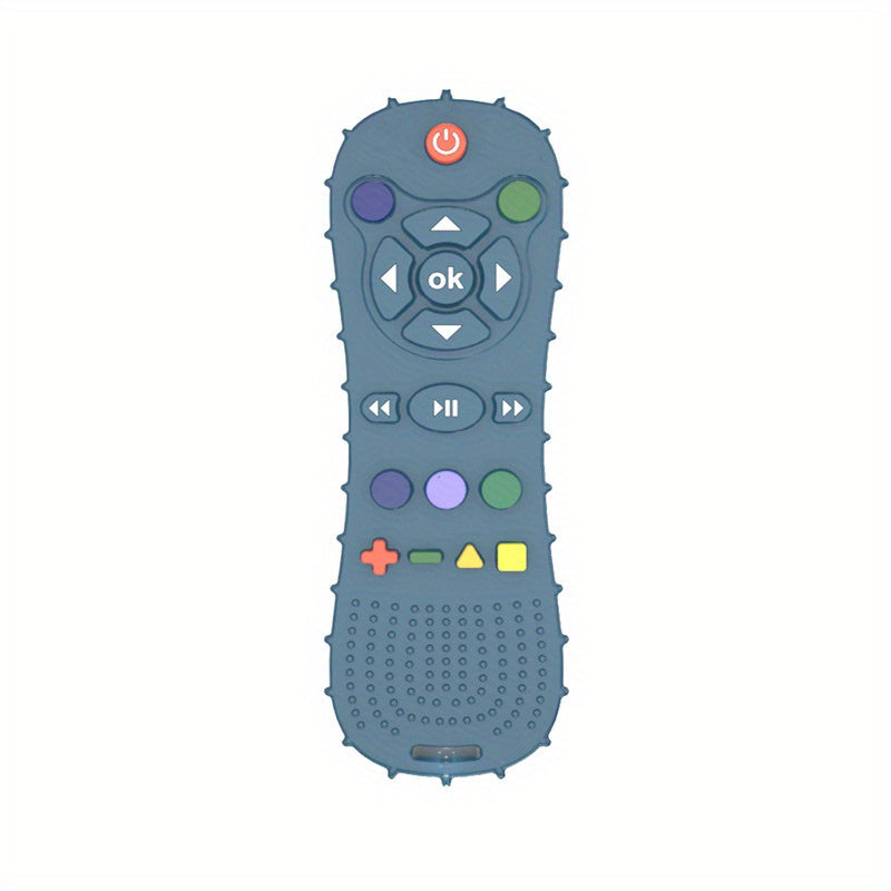 Silicone Teether Toy for Babies 6-12 Months, Remote Control Shape