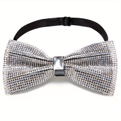 Barry Wang Rhinestone Bow Tie For Men - Wedding and Party Costume Accessory