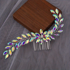 Crystal Hair Comb Back Head Insert Comb Head Jewelry