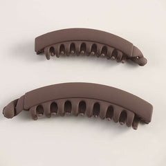 2pcs Banana Hair Clip Non Slip Hair Ponytail Clip Fine Hair Accessories