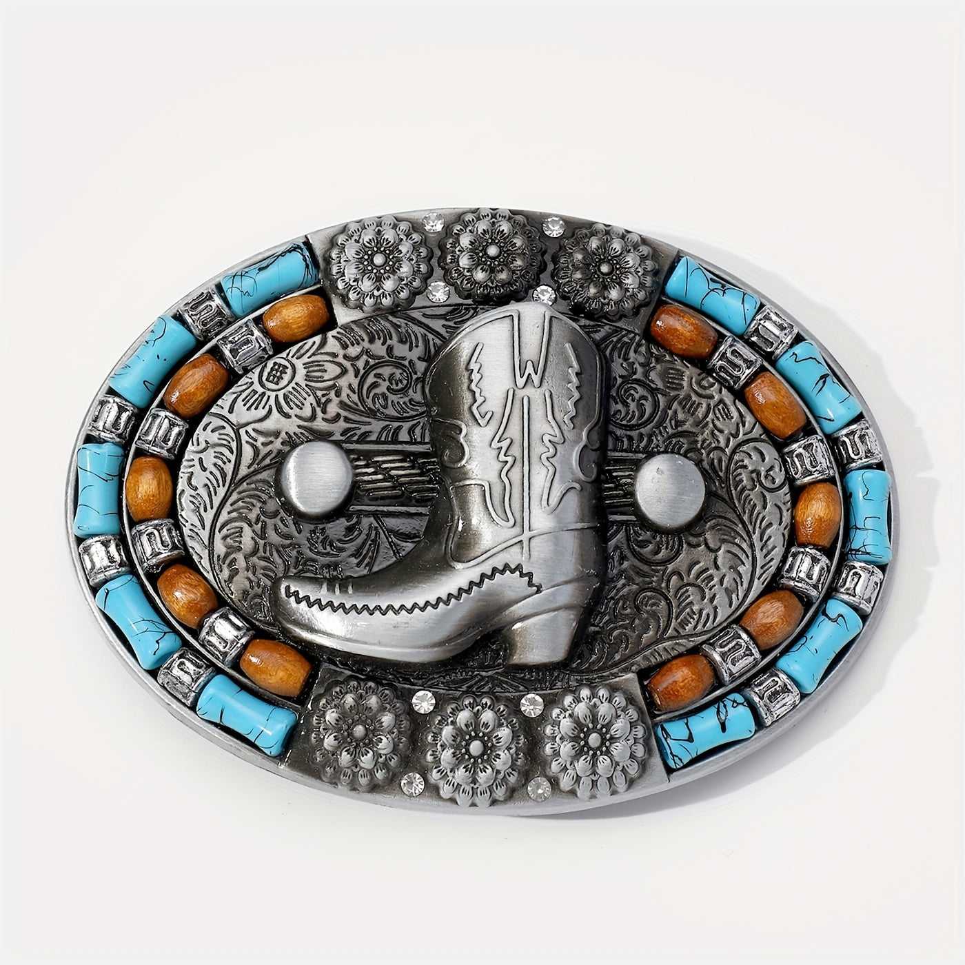 Turquoise Belt Buckle Western Jeans Accessories Cowgirl Cowboy