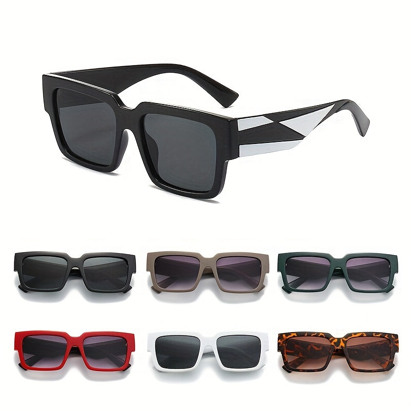 Men's Large Square Sunglasses UV Protection for Outdoor Sports