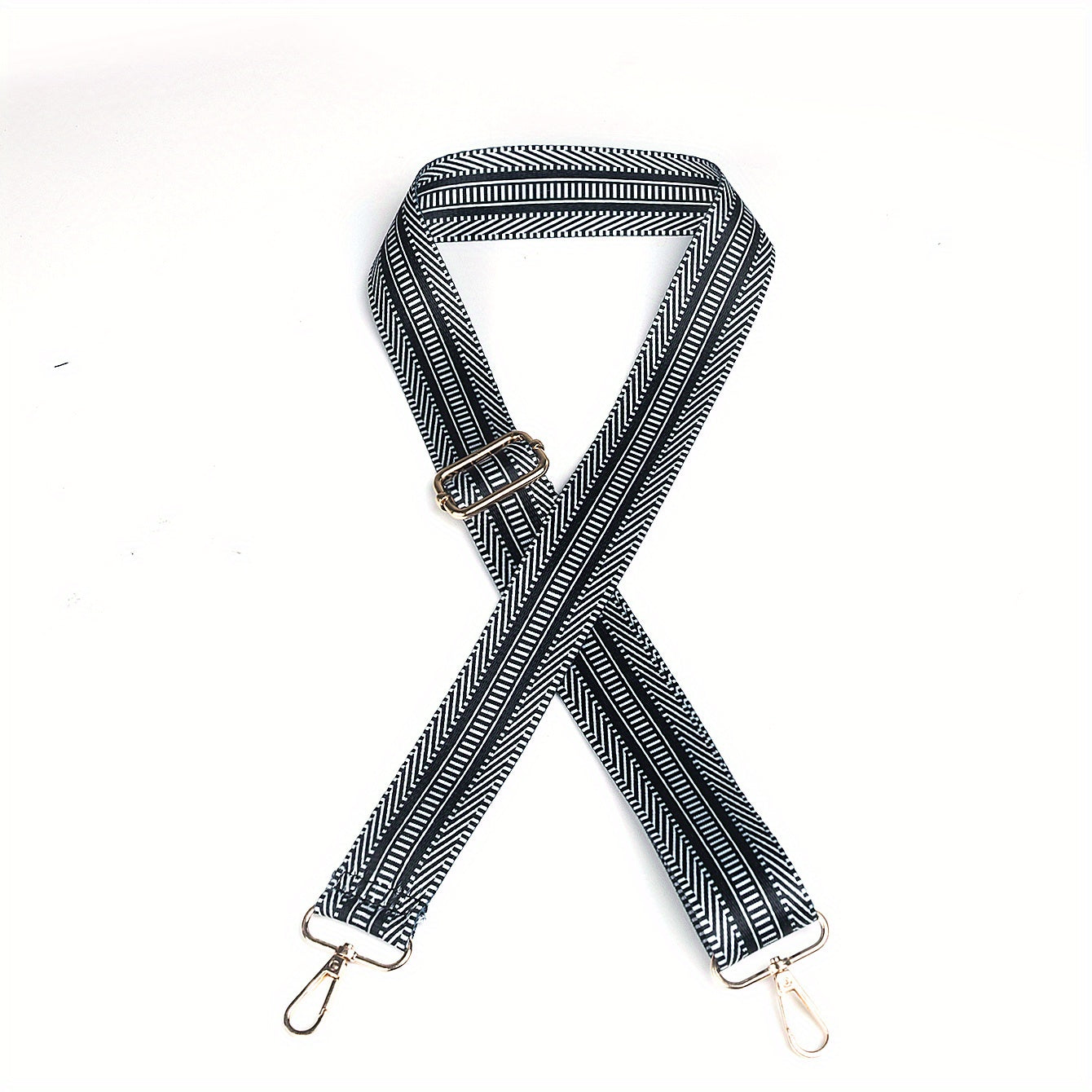 Checkered Pattern Purse Strap Adjustable Detachable Shoulder Strap Replacement
