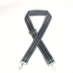 Checkered Pattern Purse Strap Adjustable Detachable Shoulder Strap Replacement