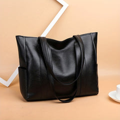 Large Capacity Tote Shoulder Bag Zipper Storage Bag