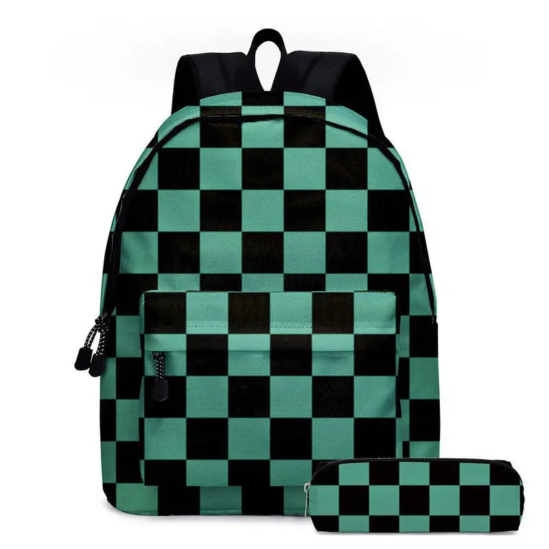 2pcs Pattern Children Backpack Printed Kids Primary School Bags Bookbags